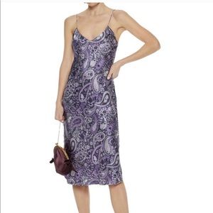nili lotan purple slip dress Violet Charlotte Slip Dress S